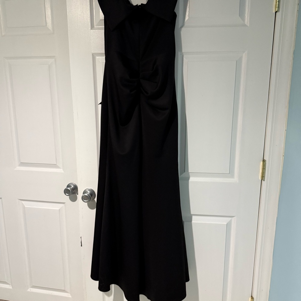 Xscape Strapless Black Dress